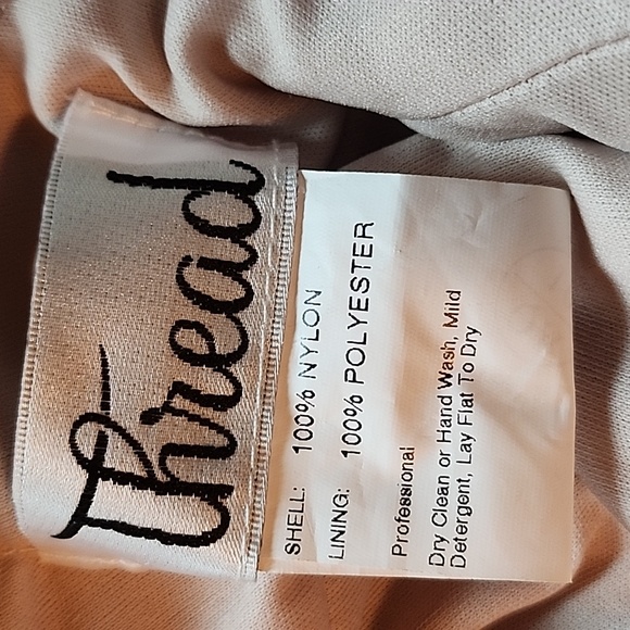 THREAD COPPER ROSE SEQUIN FORMAL GOWN-CRISS CROSS BACK, NWT - Picture 11 of 13